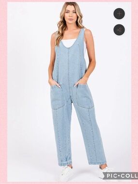 💖Boho-Chic Denim Ovetalls💖